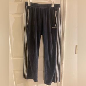 Suede Velvet Flared Adidas Originals Sweatpants
